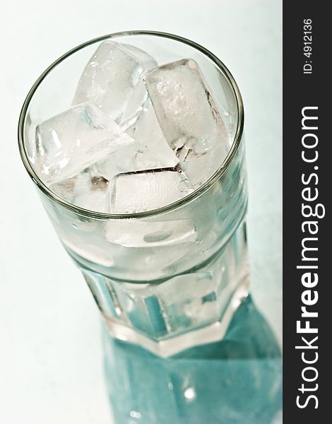 Drink series: Ice in the glass for cocktail. Drink series: Ice in the glass for cocktail