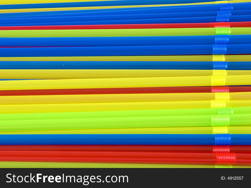 An image of hundreds of colored Straws. An image of hundreds of colored Straws