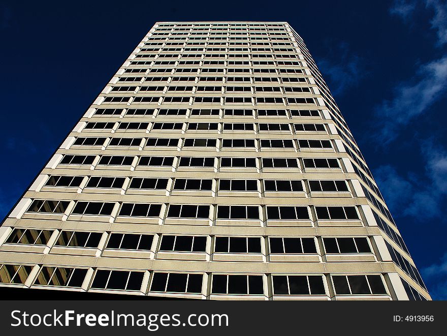 Modern Office Building Skyscraper in Downtown Oakland, California. Modern Office Building Skyscraper in Downtown Oakland, California