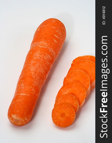 Group of Carrot isolated White