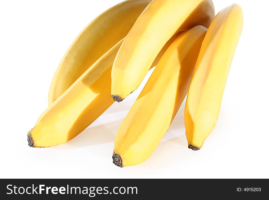 Bunch of bananas isolated on white background. Bunch of bananas isolated on white background