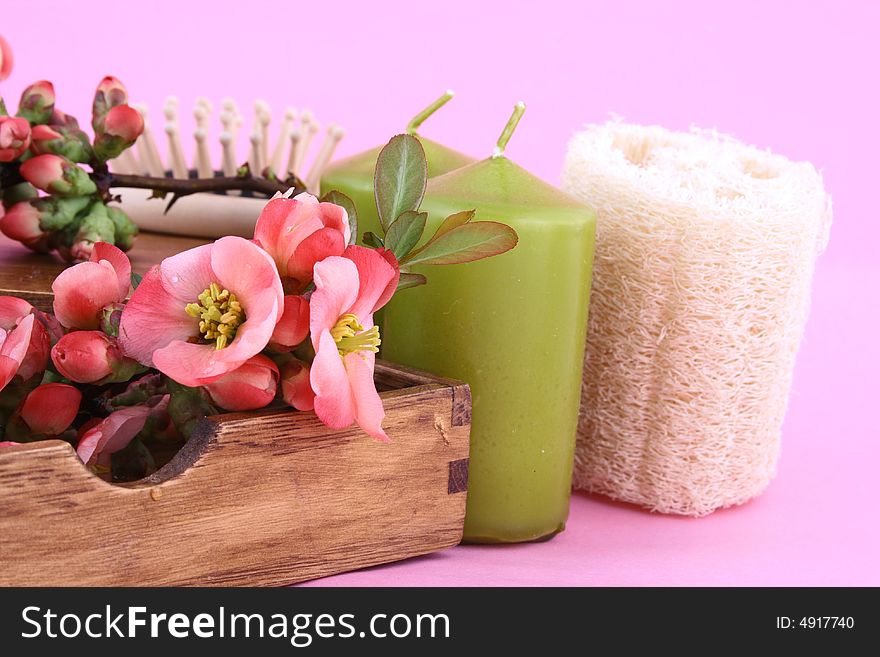 Aromatherapy decorating  natural Spring spa