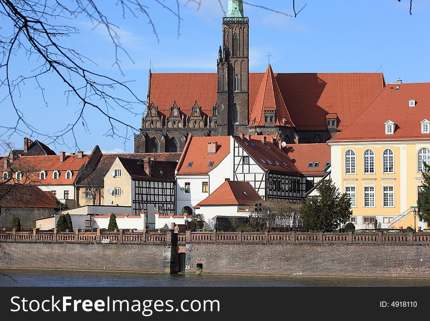 Photo showing monuments in Wroclaw, Poland