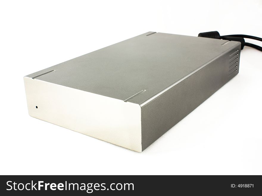 An isolated image of a Mass Storage device. An isolated image of a Mass Storage device