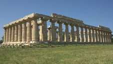 Greek Temple Paestum Royalty Free Stock Image Greek Temple Paestum Royalty Free Stock Image