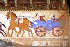 India, Mandawa: Colourful Frescoes Stock Photos India, Mandawa: Colourful Frescoes Stock Photos