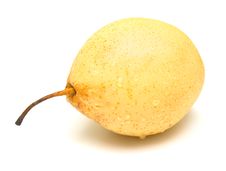 Yellow Pear Stock Photo