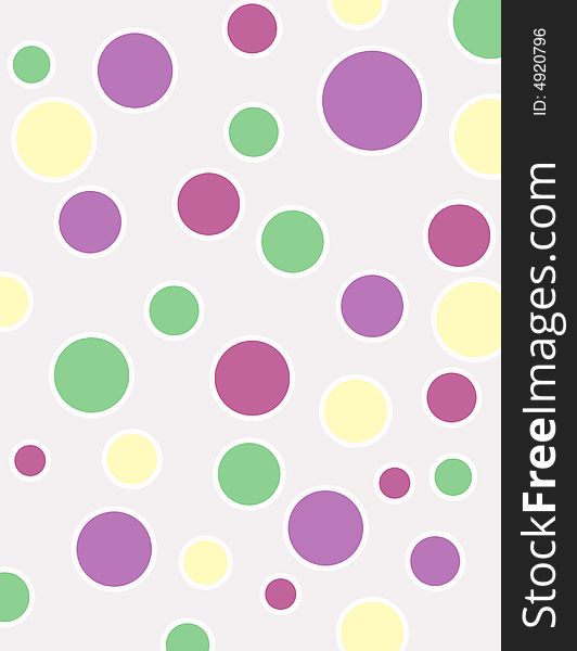Many color dots on background. Many color dots on background
