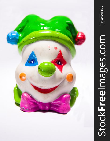 Clown Toy Head Front