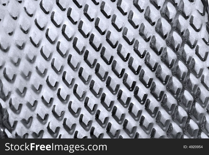 Box-grooved surface of metal background