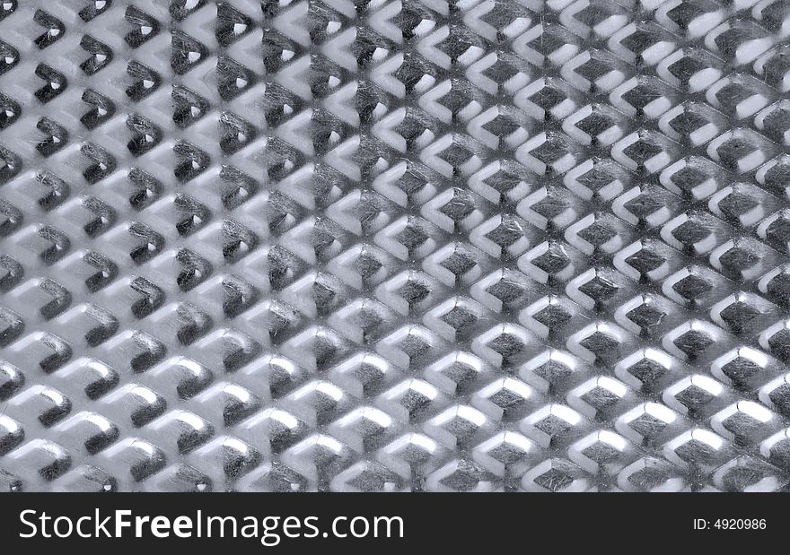 Box-grooved surface of metal background