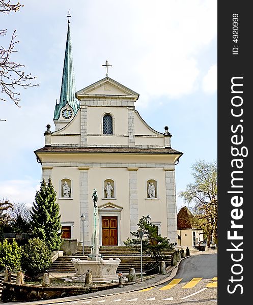 Catholic church in Grenchen. Switzerland. Catholic church in Grenchen. Switzerland