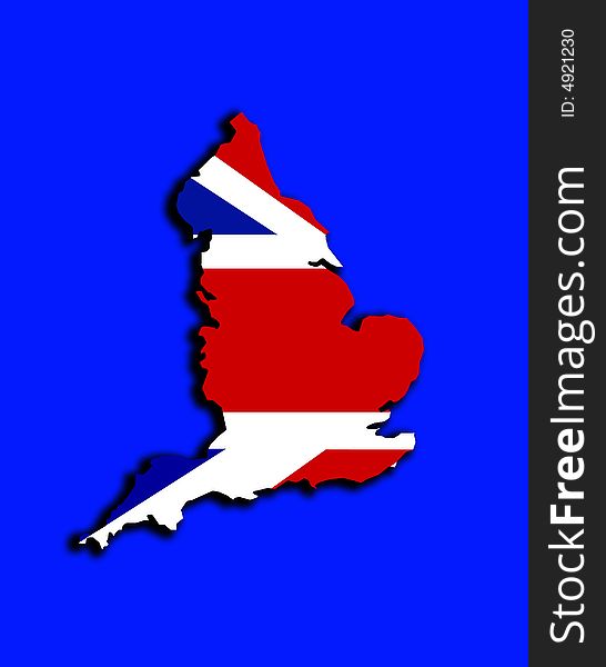 England With Union Jack
