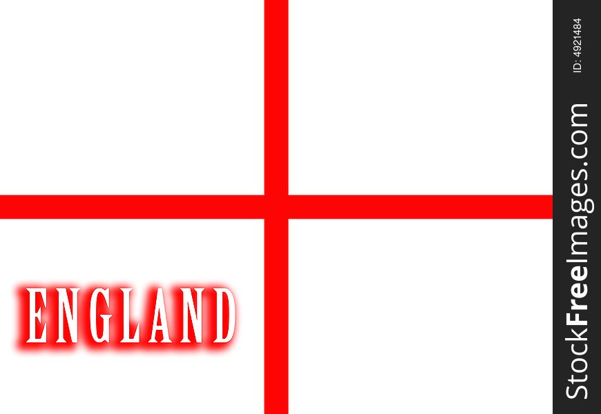 A image of the flag for England, which is part of the united Kingdom of Britain. A image of the flag for England, which is part of the united Kingdom of Britain.