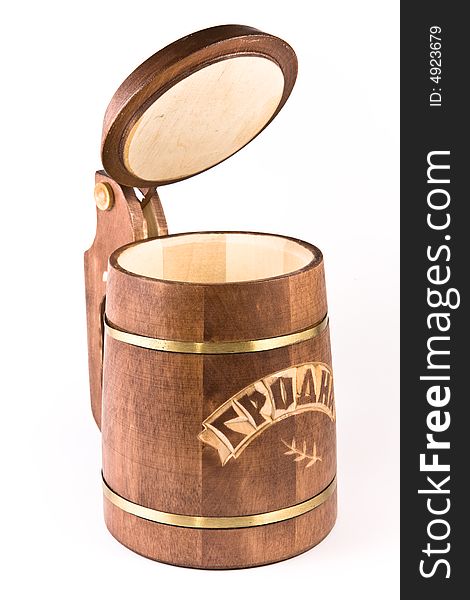 Wooden Made Beer Mug.