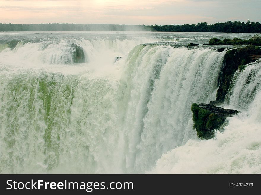 Devil throat - Iguazu - Misiones - Argentina. Devil throat - Iguazu - Misiones - Argentina