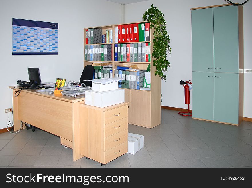 Interior of modern business office. Interior of modern business office