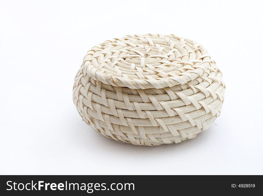 Kitchen straw containers on the table