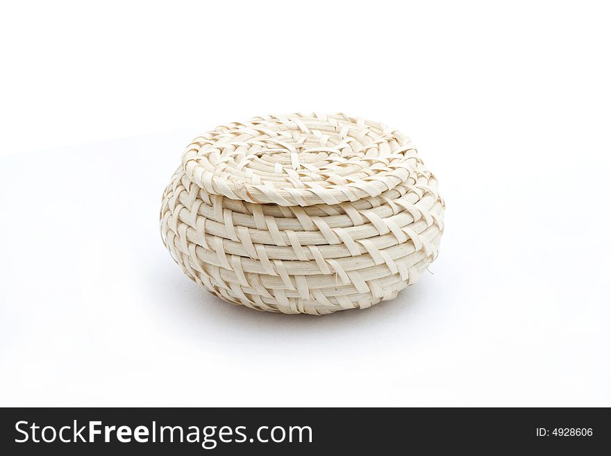 Kitchen straw containers on the table