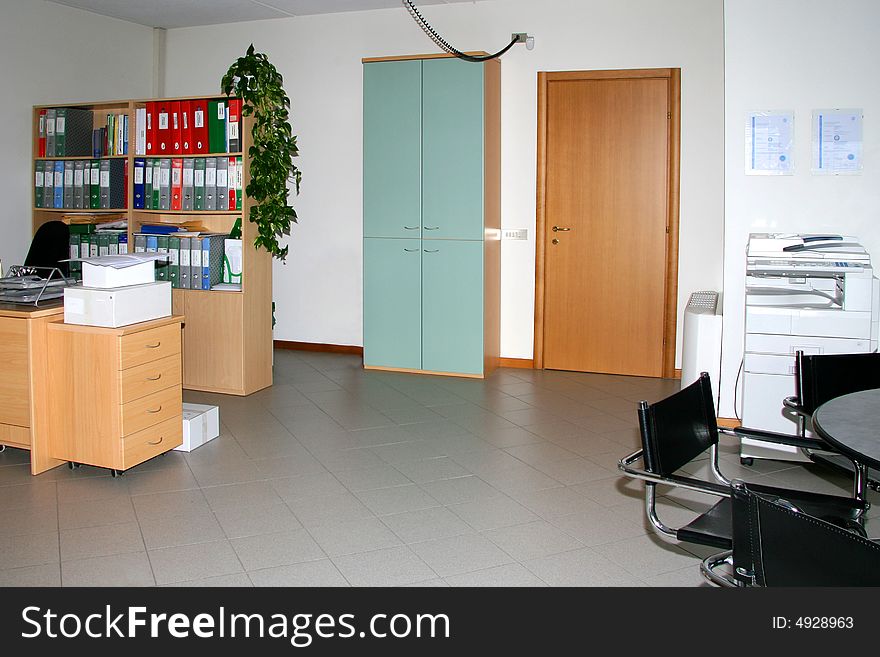 Interior of modern business office. Interior of modern business office