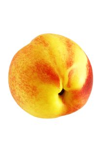 Close Up Shot Of Ripe Fresh Nectarine Royalty Free Stock Images Close Up Shot Of Ripe Fresh Nectarine Royalty Free Stock Images