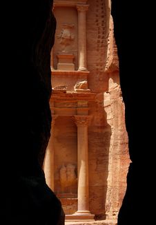 Treasury, Petra, Jordan Royalty Free Stock Image