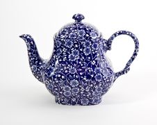 Fancy Blue Teapot Royalty Free Stock Image Fancy Blue Teapot Royalty Free Stock Image