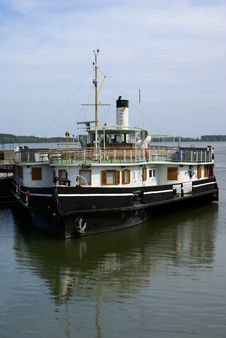 The Excursion Ship Royalty Free Stock Photo The Excursion Ship Royalty Free Stock Photo