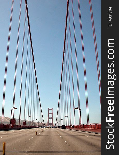 The Golden Gate Bridge Highway, San Francisco, California