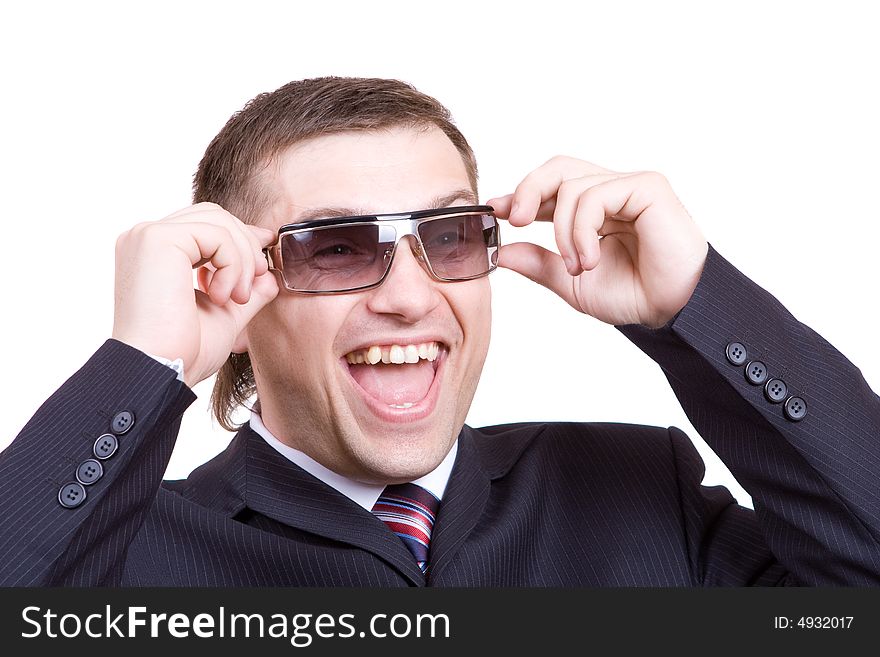 Funny Man In A Glasses