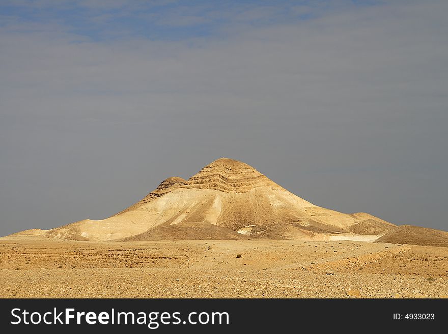 Variety of colors of Judean desert