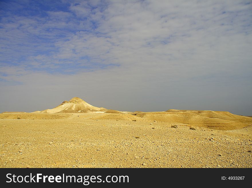 Variety of colors of Judean desert