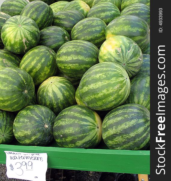 Lots Of Watermelons, $3.99