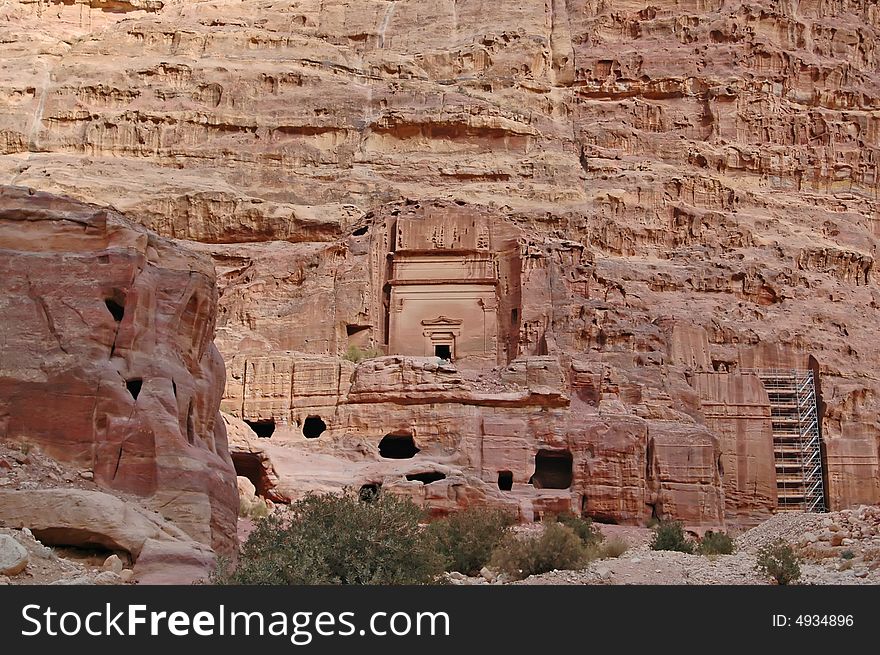 Some ancient ruins, Petra, Jordan