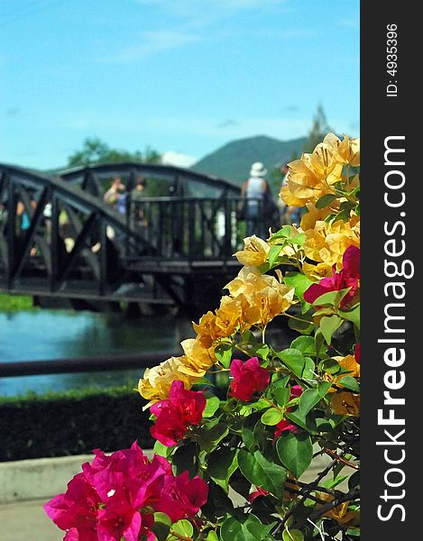 Bridge over the River Kwai, Jeath War Memorial, Kanchanaburi Thailand