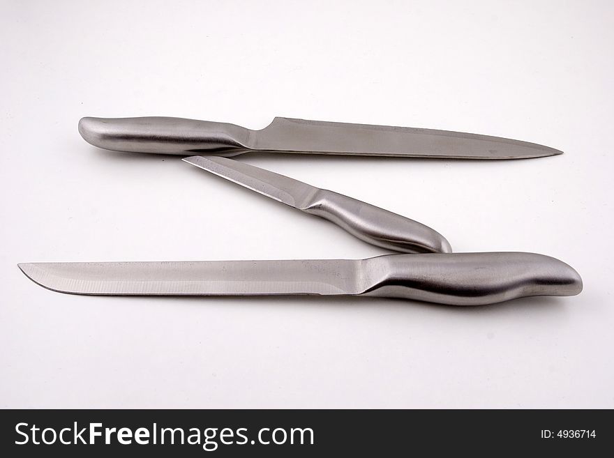 Kitchen cutlery for a good use of cutting meat. Kitchen cutlery for a good use of cutting meat