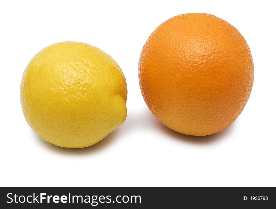 Orange and lemon