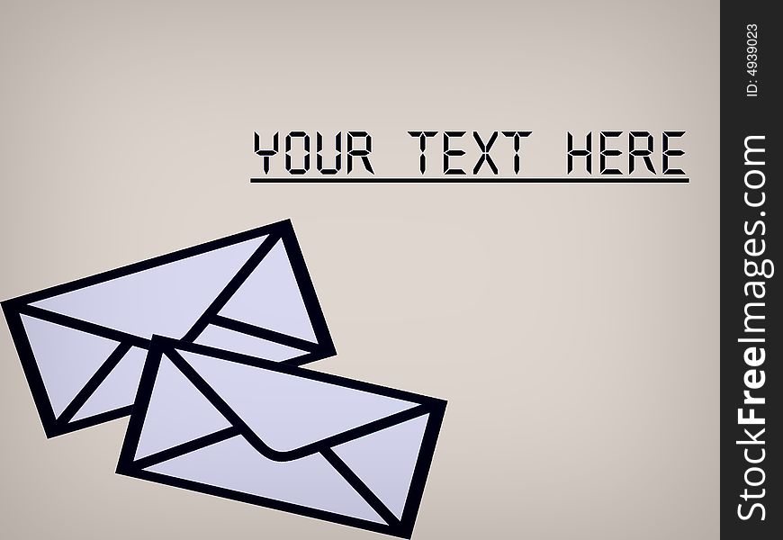 Insert your own text; Mail icons. Insert your own text; Mail icons
