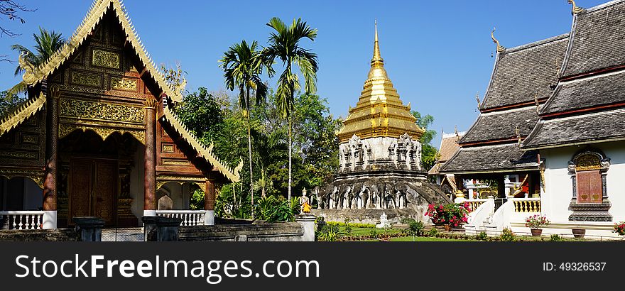 The Royal Palace of Chiang Mai in Thailand. The Royal Palace of Chiang Mai in Thailand.