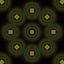 Quilted Treasure Mandala Stock Image Quilted Treasure Mandala Stock Image