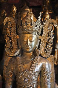 Myanmar, Pindaya: 8000 Buddha S Cave Royalty Free Stock Photography