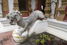 Dragon Figure With Lion S Head Royalty Free Stock Photos Dragon Figure With Lion S Head Royalty Free Stock Photos