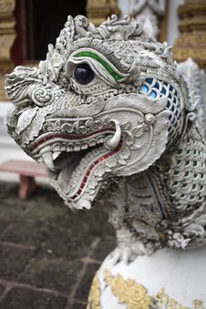 Dragon Figure With Lion S Head Royalty Free Stock Photos Dragon Figure With Lion S Head Royalty Free Stock Photos