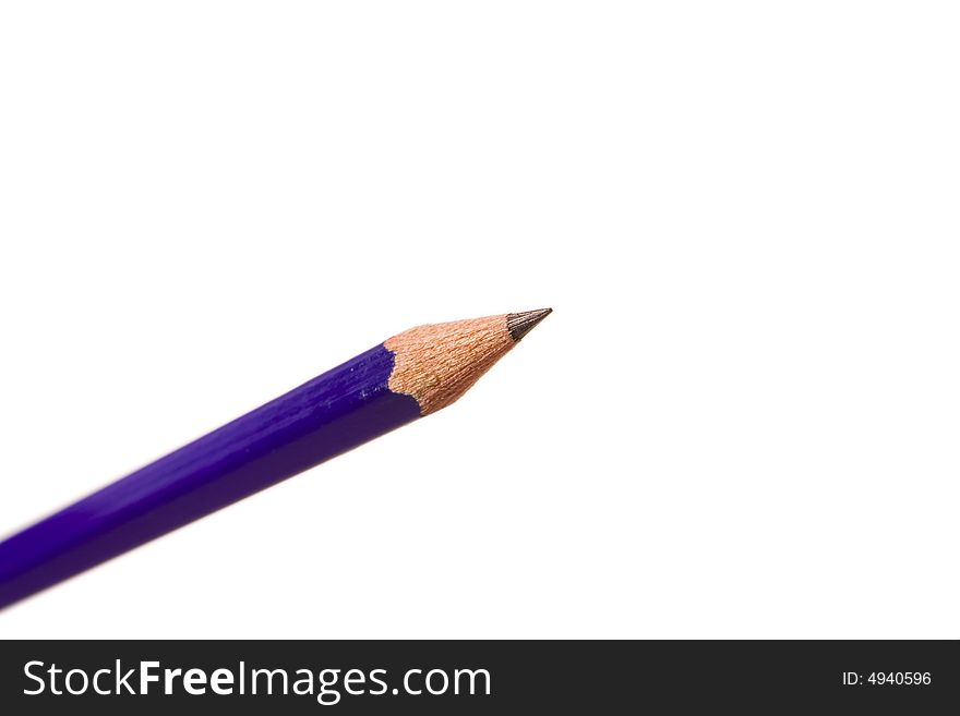 A pencile isolated on a white background. A pencile isolated on a white background.