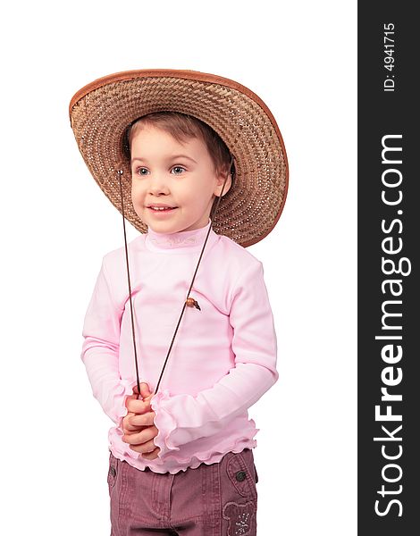 Little girl with hat