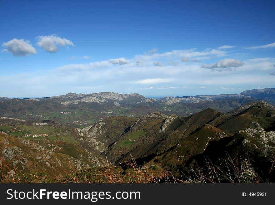 View from peaks of europe in spain. View from peaks of europe in spain