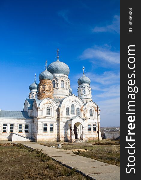 Photo of old abandoned church. Photo of old abandoned church