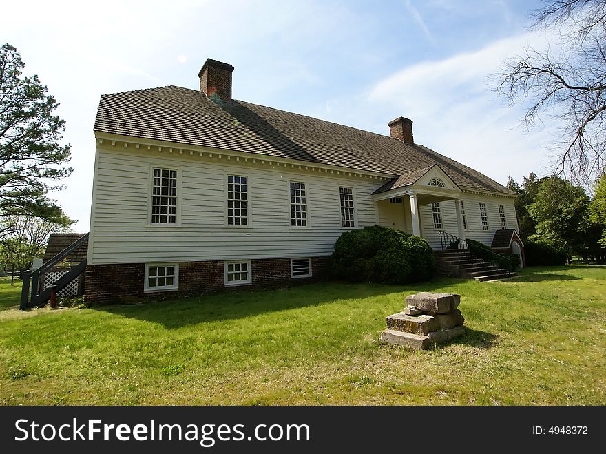 The home of Patrick Henry during the American Revolution. The home of Patrick Henry during the American Revolution