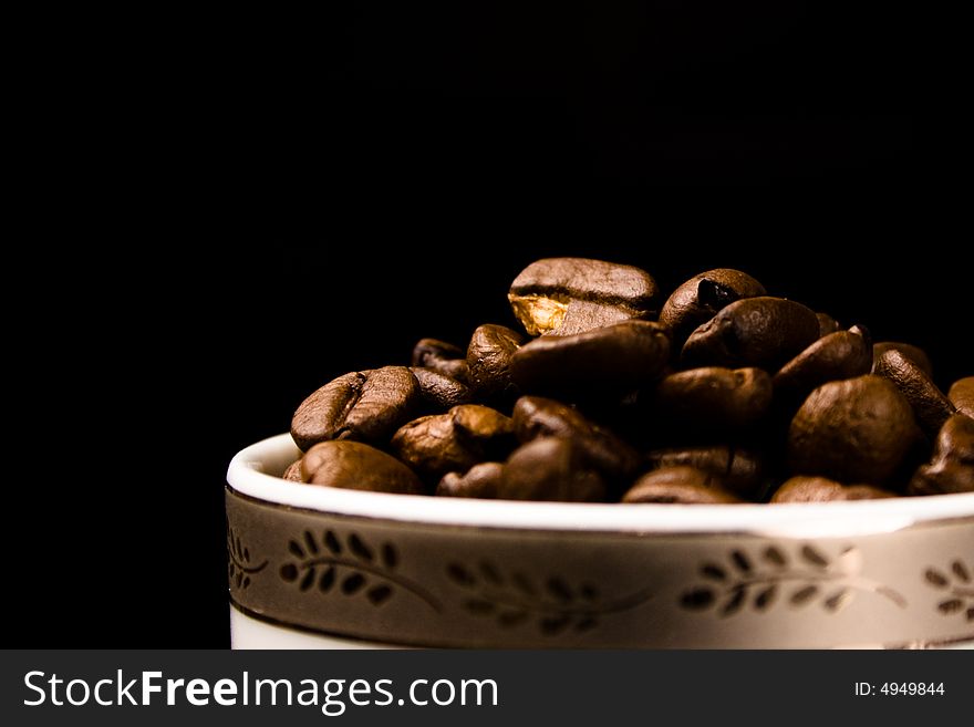 Cup Of Coffee Beans