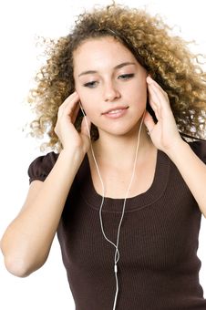 Chilling Out To Music Royalty Free Stock Photo